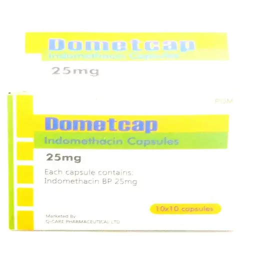 Indomethacin 25mg Capsules (Dometcap)