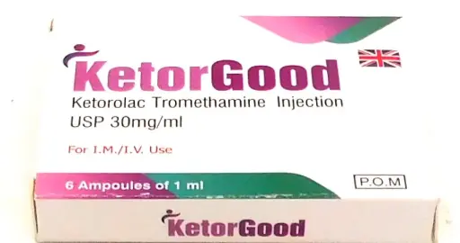 Ketorolac Tromethamine 30mg Injection (KetorGood))  