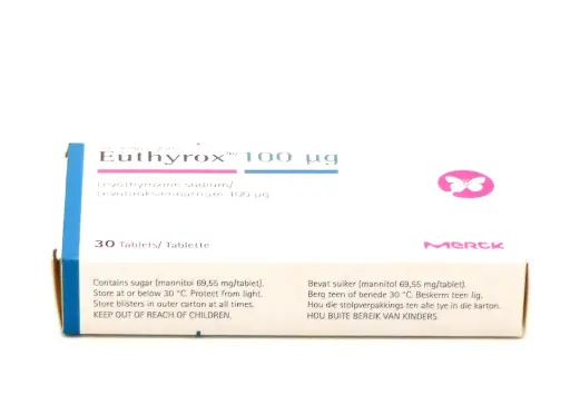 Levothyroxine 100mcg Tablets (Euthyrox 100)