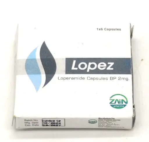 Loperamide 2mg Capsules (Lopez)
