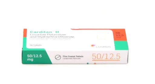 Losartan 50mg/HCTZ 12.5mg Tablets (Carditan H)