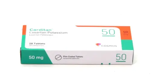 Losartan 50mg Tablets (Carditan)
