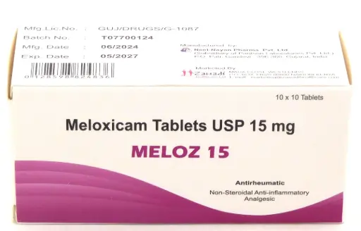 Meloxicam 15mg Tablets (Meloz 15)