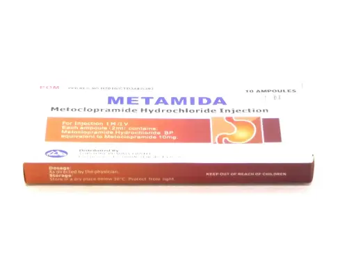 Metoclopramide Hydrochloride 10mg Bp Injection (Metamida)
