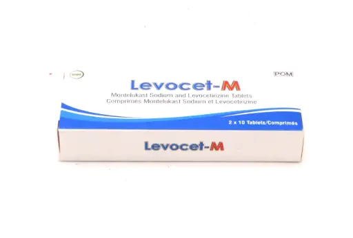 Montelukast/Levocetrizine Dihydrochloride 10mg Tablets (Levocet M)
