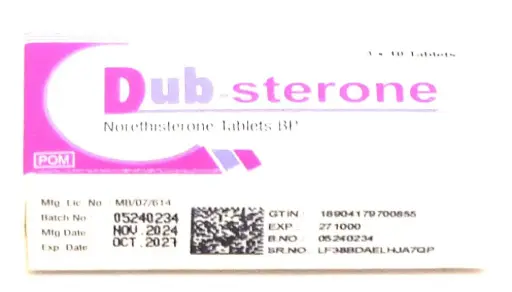 Norethisterone 5mg Tablets (Dub-Steron)
