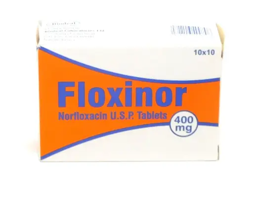 Norfloxacin 400mg Tablets (Floxinor)