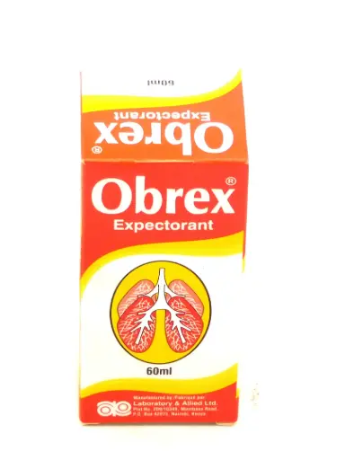 Obrex 60ml Expectorant (Lab & Allied)