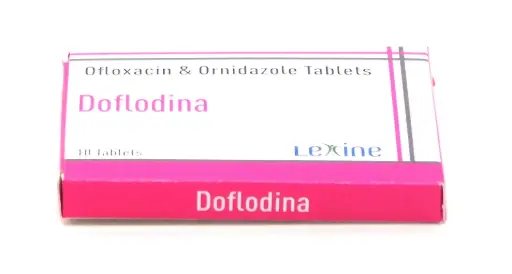 Ofloxacin 200mg/Ornidazole 500mg Tablets (Doflodina)