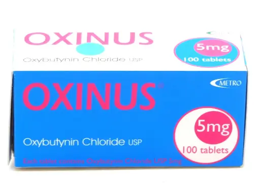 Oxybutinin 5mg Tablets (Oxinus)