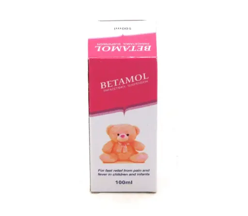 Paracetamol 120mg/5ml Suspension 100ml (Betamol)