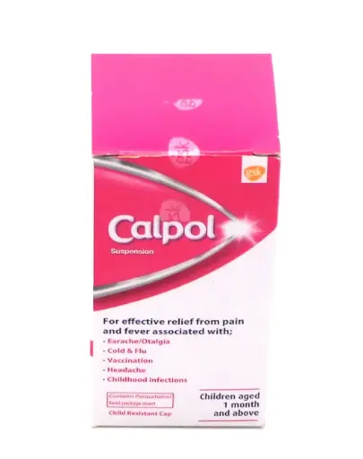 Paracetamol 120mg/5ml Suspension 60ml (Calpol)