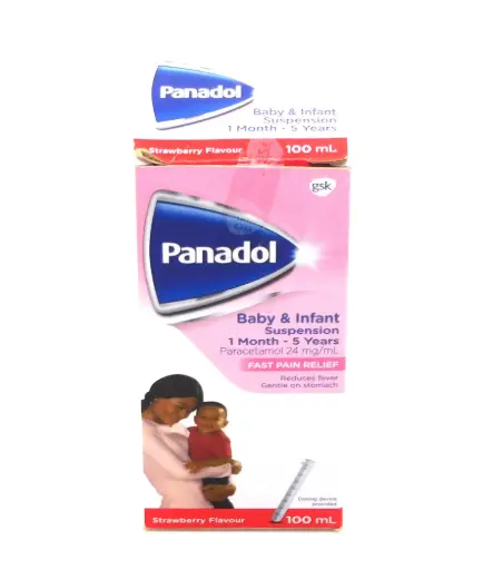Paracetamol 120mg/5ml Syrup 100ml (Panadol Baby & Infant)