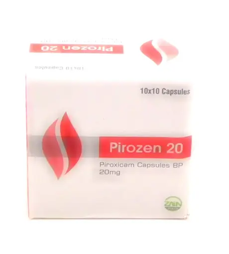 Piroxicam 20mg Capsule (Pirozen 20)