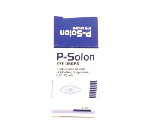 Prednisolone Acetate Ophthalmic Suspension 1% w/v Drops 5ml (P-Solon)
