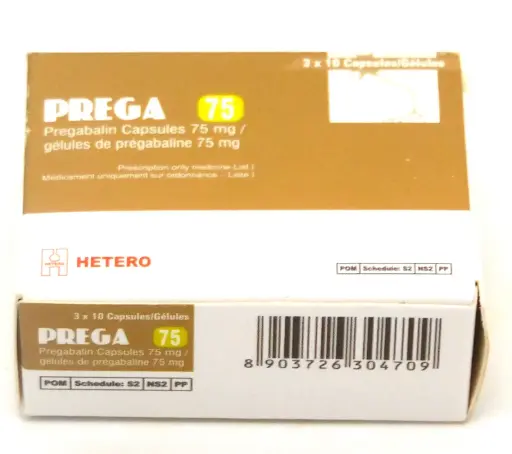 Pregabalin 75mg Capsules (Prega)