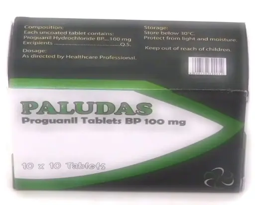 Proguanil 100mg Tablets (Paludas)