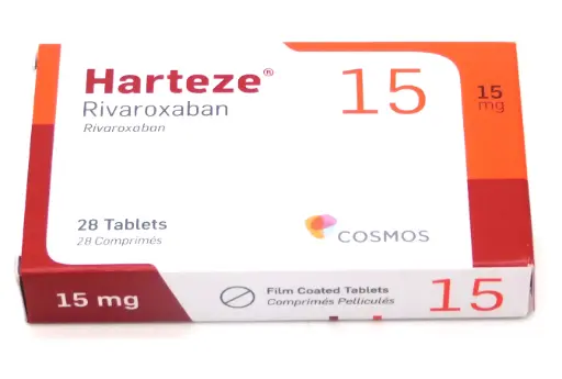 Rivaroxaban 15mg Tablets (Harteze)