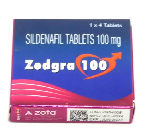 Sildenafil 100mg Tablets (Zedgra)