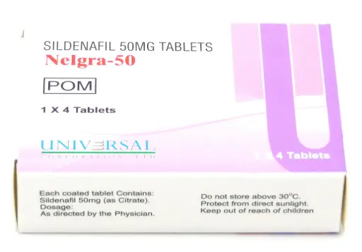 Sildenafil 50mg Tablets (Nelgra)