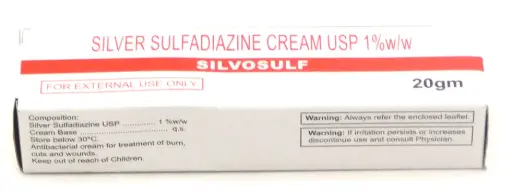 Silver Sulfadiazine Cream 15g (Silvosulf)