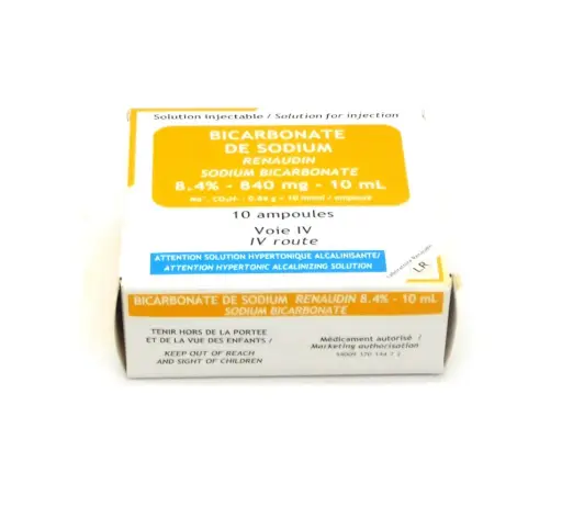 Sodium Bicarbonate 840mg/10ml Injection Vial (Renaudin)