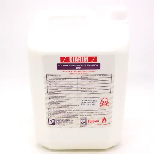 Sodium Hypochlorite 3.5% w/v 5 Litres (Diarim)