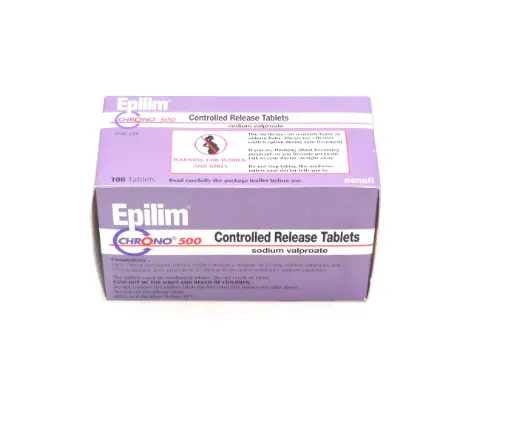 Sodium Valproate 500mg Tablets (Epilim 500)