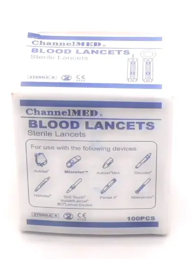 Sterile Blood Lancets (ChannelMed)