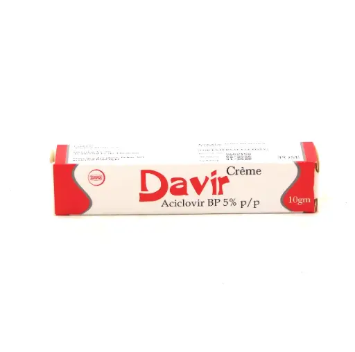 Acyclovir BP, 5% w/w Cream 10g (Davir)