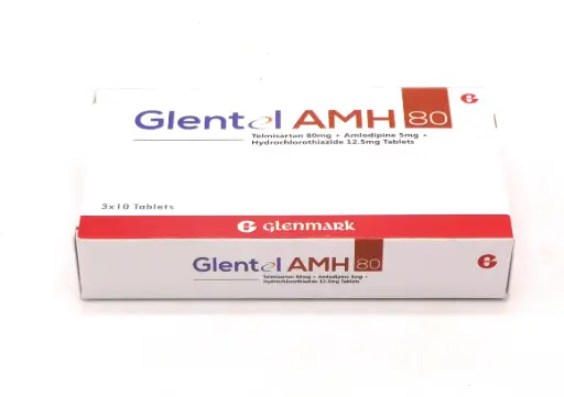 Telmisartan/Amlodipine/Hydrochlothiazide 80mg/5mg/12.5mg Tablets (Glentel AMH)