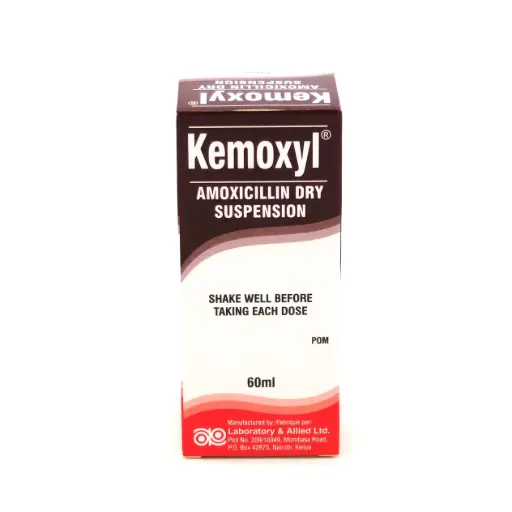 Amoxicillin 125mg/5ml Suspension 60ml (Kemoxyl)