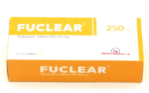 Terbinafine 250mg Tablets (Fuclear)