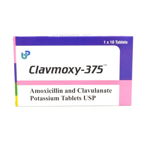 Amoxicillin/Clavulanate Potassium 375mg Tablets (Clavmoxy-375)