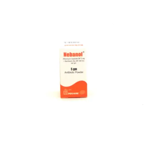 Antibiotic Dusting Powder 5gm (Nebanol)