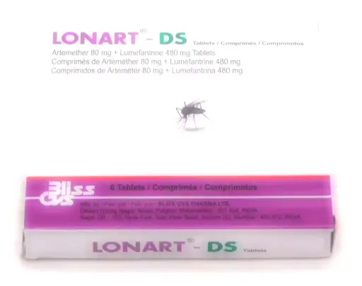 Artemether/Lumefantrine 80mg/480mg Tablets (Lonart DS)