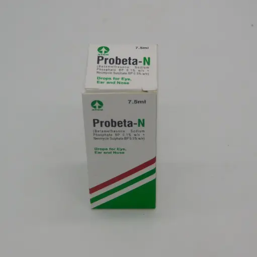 Betamethasone/Neomycin Drops 7.5ml, 0.1%/0.5%w/v (Probeta N)