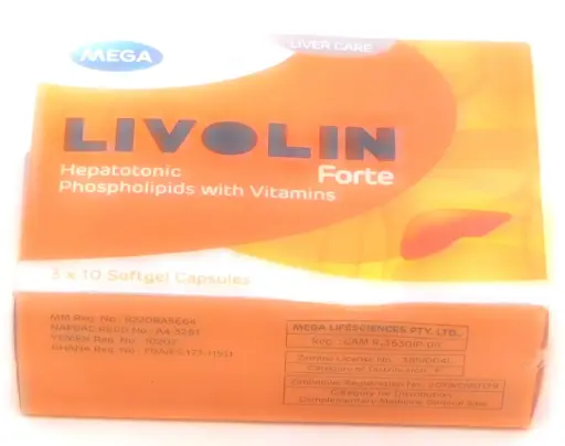 Thiamine/Riboflavin/Nicotinamide/Pyridoxine /Cyanocobalamin/Vitamin E Capsules (Livolin Forte)