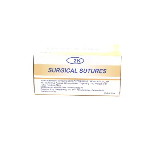 Catgut Surgical Sutures 40mm with Single Needle 75cm Size 2/0 Round Body (2K)