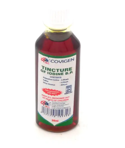 Tincture of Iodine 50ml (Covigen)