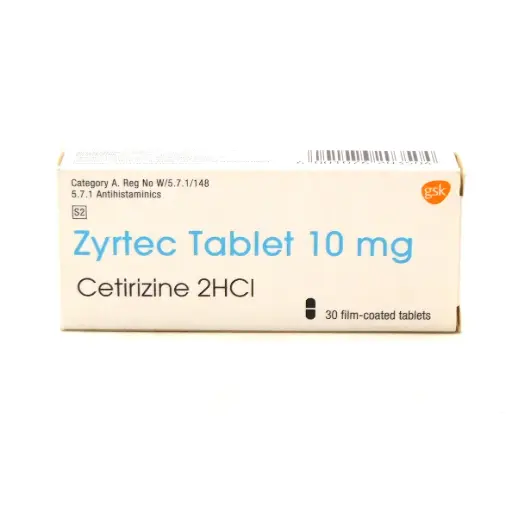 Cetirizine 10mg Tablets (Zyrtec) 