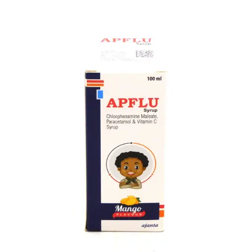 Chlorpheniramine maleate/Paracetamol/Vitamin C 0.5/120/50mg Syrup 100ml (APFLU)