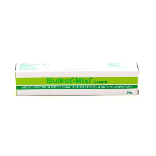 Clotrimazole/Beclomethasone/Gentamycin 1%/0.025%/0.1%w/w Cream 20g (Bulkot Mixi)