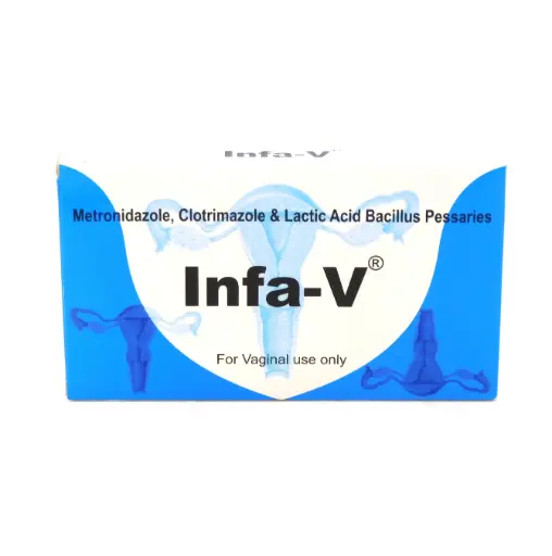 Clotrimazole/Metronidazole/Lactic Acid Bacillus Pessaries (Infa-V) 