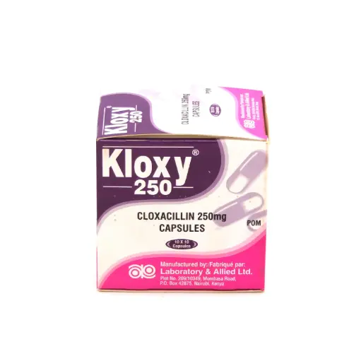 Cloxacillin 250mg Capsules Blisters (Kloxy)