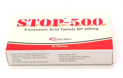 Tranexamic Acid 500mg Tablets (STOP 500)