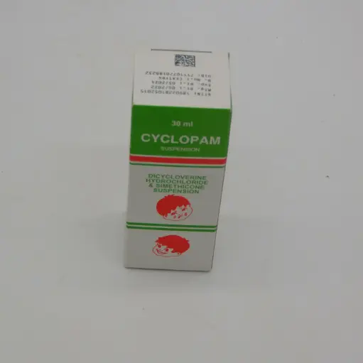 Dicycloverine/Simethicone 10/40mg Suspension 30ml (Cyclopam)