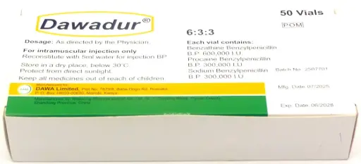 Triple Penicillin Injection 6:3:3 (Dawadur)