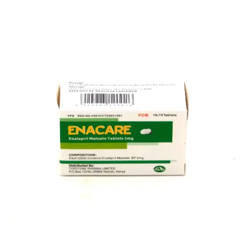 Enalapril 5mg Tablets (Enacare)