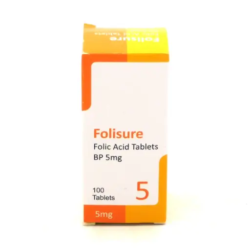 Folic Acid 5mg Tablets Blister (Folisure)